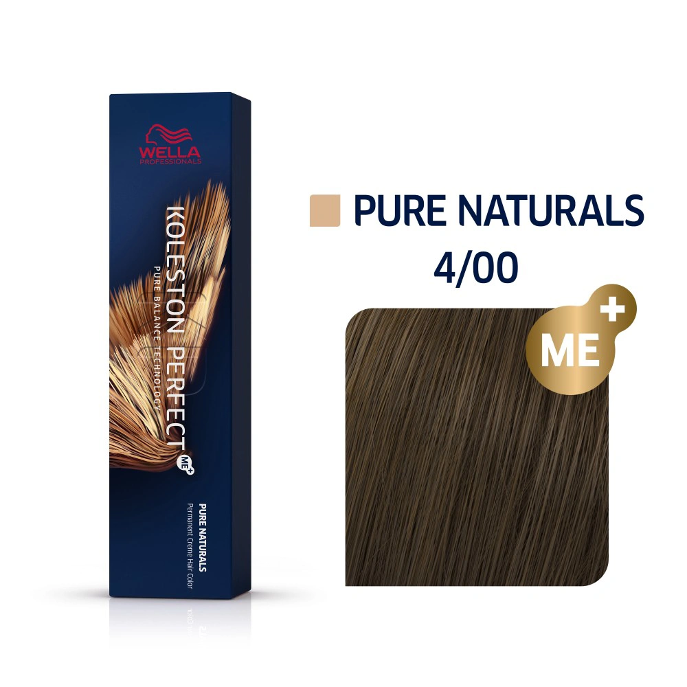 Wella Koleston Perfect Me+ Hajfesték - 4/00 - 60ml - Természetes Középbarna képe 1